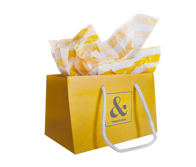 yellow shopping bag